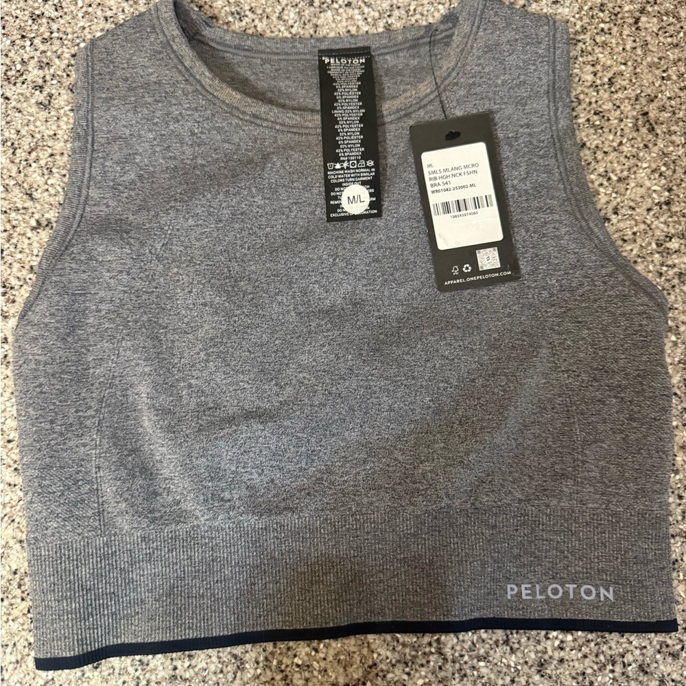 Peloton Gray Workout Women's Top